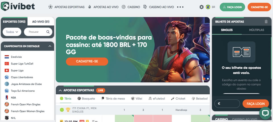 No bet365.combet7k entrar login você pode apostar nas principais competições de futebol, basquete, tênis e outras competições esportivas do Brasil e do mundo. Você pode encontrar torneios como Campeonato Brasileiro, Copa do Brasil, Copa Libertadores, UEFA Champions League, NBA, US Open e muito mais. Veja algumas opções abaixo: